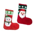 thumbnail image 1 of jifeng Pack of 2 Latch Hook Kit Rug Christmas Santa Claus & Snowman DIY Needle Craft, 1 of 9