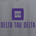 thumbnail image 3 of CafePress - Delta Tau Delta Purple Stacked Signature Sweatshirt - Pullover Hoodie, Classic & Comfortable Hooded Sweatshirt, 3 of 4