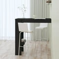 thumbnail image 4 of vidaXL Wall Bar Table Kitchen Bar Dining Table Computer Desk Engineered Wood, 4 of 28