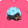 thumbnail image 4 of Inktastic Wiener Dog (Dachshund) with Bone Youth T-Shirt, 4 of 5