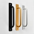 thumbnail image 4 of Wooden Door Balcony Sliding Barn Door Handle Aluminum Alloy Punch-Free Hand, 4 of 7