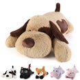thumbnail image 1 of Peluche pesado con forma de perro marrón meowtastic, 2 kg, 56 cm, 1 of 7