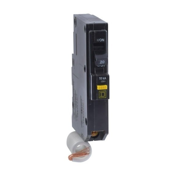 Square D - QO120GFICP QO Qwik-Gard 20 Amp Single-Pole GFCI Circuit Breaker