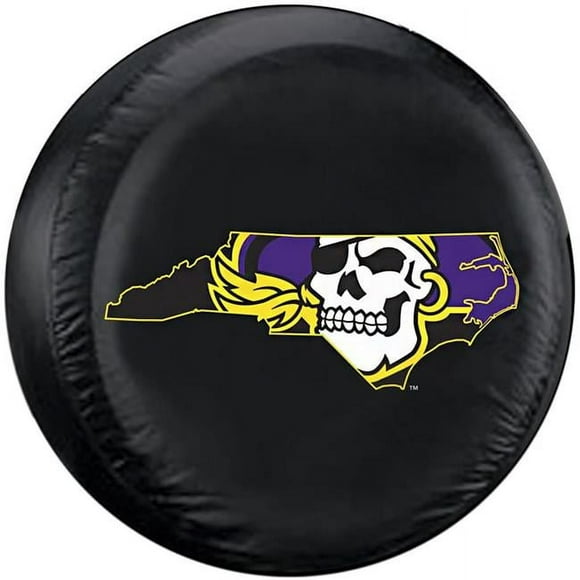 Fremont Die 2324558497 NCAA Alternate East Carolina Pirates Tire Cover - Standard Size