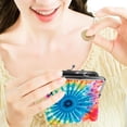thumbnail image 7 of Tie Dye Stylish Minimalist Coin Purse 0.7 Microfiber Zinc Alloy Jaws 4.3x4.7 in/11x12 cm, 7 of 7