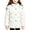 White, variant on Heting Girls Hooded Thick Quilted Puffer Winter Coat Windproof Water Resistant Warm Insulated Jacket Slim Fit Outerwear for Kids Black 8-9