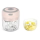 thumbnail image 5 of Naiovety Mini trituradora eléctrica de chile y ajo, 250ml/150ml, trituradora automática de alimentos vegetales, utensilios de cocina, Cocina y Comedor Rosado, 5 of 6