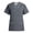 Gray, variant on Women Stretch V Neck Short Sleeve Workwear Top with Pockets Quick Dry Fabric for Healthcare Hospitality Uniforms Purple XL