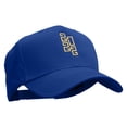 thumbnail image 5 of Happy 2022 Embroidered Cotton Twill Pro Style Cap - Royal OSFM, 5 of 5