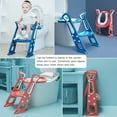 thumbnail image 4 of BlueSnail  Potty Training Toilet Seat with Step Stool Ladder for Kids (Blue PU Cushion), 4 of 7