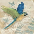 thumbnail image 2 of Montillio, Louise 15x15 Gold Ornate Wood Framed with Double Matting Museum Art Print Titled - Parrot Society I, 2 of 4