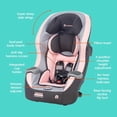thumbnail image 3 of Baby Trend Trooper™ SLIM 3-in-1 Convertible Car Seat with Side Impact Protection, Quartz Pink, 3 of 8