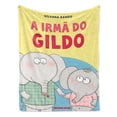 thumbnail image 2 of Gildo (dibujo animado) anti-pilling, suave, ligera, esponjosa y acogedora de lujo para hogar y cocina – Perfecta para niños y adultos,130X150cm, 2 of 6