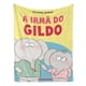 thumbnail image 2 of Gildo (dibujo animado) anti-pilling, suave, ligera, esponjosa y acogedora de lujo para hogar y cocina – Perfecta para niños y adultos,110X70cm, 2 of 6