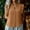 *Khaki, variant on ClodeEU Women's V Neck Ruffle Sleeveless Blouse,Casual Button Down Tank Top Green,Women's Plus L