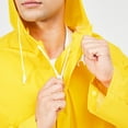 thumbnail image 5 of FRSASU 2PC Rain Suit for Men and Women Waterproof Work Fishing Motorcycle Rain Gear Set Outdoor Lightweight Hooded Raincoat Yellow, 5 of 6