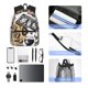 thumbnail image 4 of Fotbe French Food Mochila Ligera Casual para Laptop para Hombres y Mujeres, Mochila Impermeable de Uso Diario, Mochila para Universidad, 4 of 6