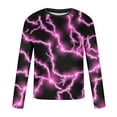 thumbnail image 2 of Tawop Mens Shirts Crew Neck Long Sleeve Pullover Graphic Pink XL, 2 of 5