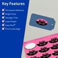 thumbnail image 3 of Avery Oval Scalloped Labels, Bright Pink, 1-1/8" x 2-1/4", 210ct, 3 of 11