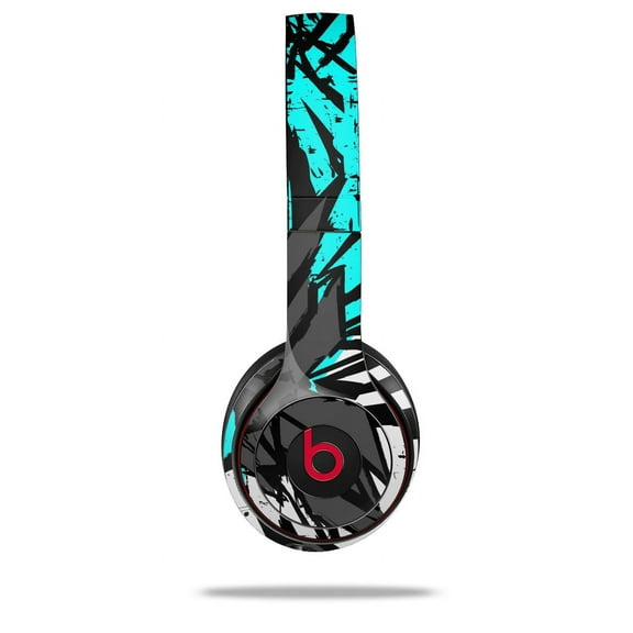 WraptorSkinz Skin Decal Wrap for Beats Solo 2 and Solo 3 Wireless headphones Baja 0040 Neon Teal (BEATS NOT INCLUDED)