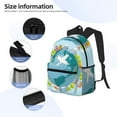 thumbnail image 5 of Vsdgher Dreaming Travel Print Unisex Large Capacity Bookbag Schoolbag Casual Daypack for High School/College/Teens/Travel/Work, 5 of 8