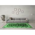 thumbnail image 3 of Ahgly Company Indoor Rectangle Oriental Emerald Green Industrial Area Rugs, 8' x 10', 3 of 4