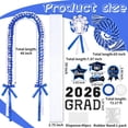 thumbnail image 3 of Miguan 18 Pcs Graduation Leis Class of 2026 Double Braided Ribbon Money Lei Kit Gift Party Favor for Women Men(Blue, White), 3 of 7