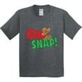 thumbnail image 3 of Inktastic Oh Snap Broken Gingerbread Youth T-Shirt, 3 of 5