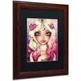 thumbnail image 2 of Trademark Fine Art "Moon Child" Canvas Art by Natasha Wescoat, Black Matte, Wood Frame, 2 of 4