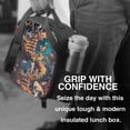 thumbnail image 6 of Rateoe Whimsical Animal Spiral Lunch Bag Reusable Lunch Box with Shoulder Straps for Men Women Insulated Portable Lunchbox for adults Suitable for School Work Picnic, 6 of 7