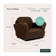 Plush Children Chair, 25 Years Old, Brown