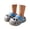 Grey, variant on Girls and Boys Light Slippers Sandals Summer Beach Flip Flops for Bathing Beach Pool Indoor Outdoor Grey 5.5-6 Years
