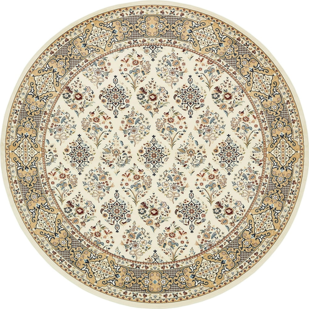Unique Loom Sheffield Narenj Vintage Floral Area Rug or Runner