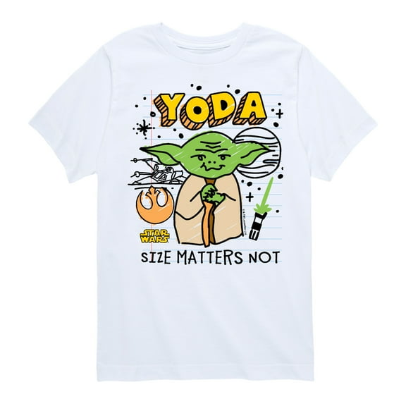 Star Wars - Yoda Scribble - Toddler And Youth Short Sleeve Tee
