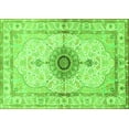 thumbnail image 1 of Ahgly Company Indoor Rectangle Medallion Green Traditional Area Rugs, 5' x 7', 1 of 1
