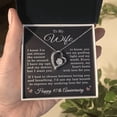 thumbnail image 2 of 97th Anniversary Necklace for Wife from Husband 97 Years Anniversary Jewelry for Her Women Forever Love Pendant, 2 of 11