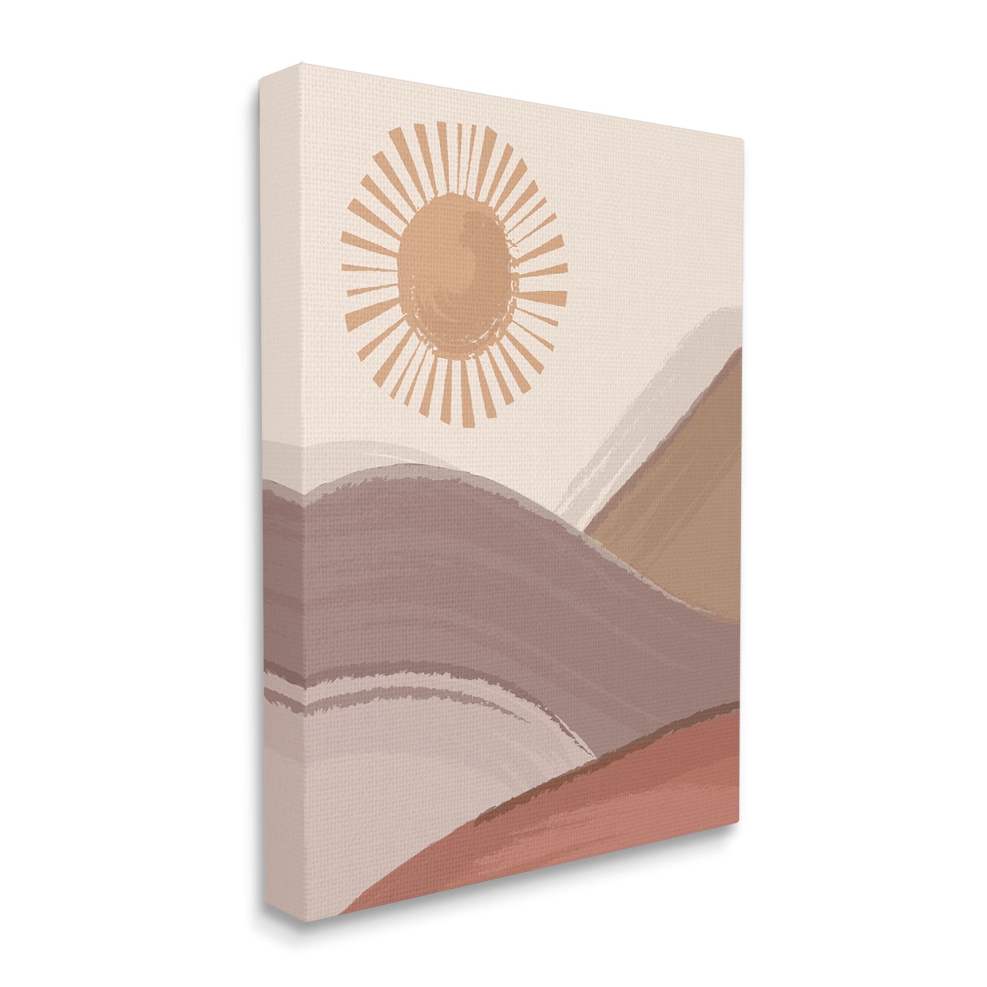 Stupell Industries Sun Rise Sandy Dunes Landscape Bohemian Children's Illustration,16 x 20, Design by Lisa Perry Whitebutton