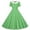 *1-Green, variant on VBVC Women's Vintage 1950s Polka Dot Swing Dress , Ladies' Peter Pan Collar Short Sleeve A-Line Midi Dress , Retro Cocktail Party Flare Dresses For Women,Army Green,S-2XL