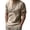 BBF56-Khaki, variant on Men'S Henley Shirt Short Sleeve Stand Collar Summer Casual Beach Hippie T-Shirts Outdoor Lounge Wear Light Blue S