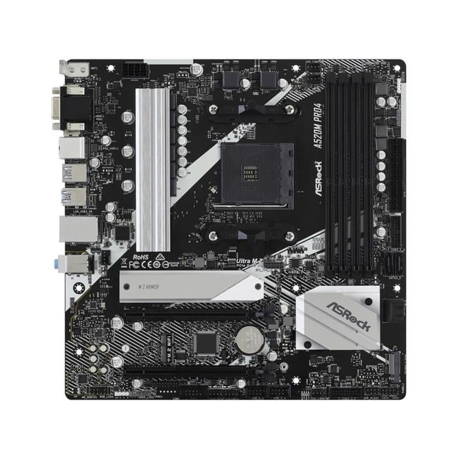 ASROCK　A520M Pro4　AM4 Asrock A520M Pro4 Socket AM4 micro ATX - Walmart.ca