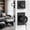 Matte Black, variant on Exterior Door Knob and Deadbolt Set, Gold Front Door Lock Set Exterior, Keyed Alike Entry Door Knob for Right and Left Sided Door, Double Lock