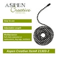 thumbnail image 3 of Aspen Creative 21303-2, 3 Feet Beaded Pull Chain with Connector in Oil Rubbed Bronze, 2 Pack, 3 of 3