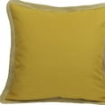 thumbnail image 2 of HomeRoots 20"X20" Gold Linen Blend Zippered Pillow, 2 of 5