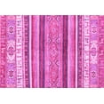 thumbnail image 1 of Ahgly Company Indoor Rectangle Abstract Pink Modern Area Rugs, 2' x 5', 1 of 4