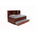 thumbnail image 5 of Merlot Twin Daybed with 3 Drawers and Trundle, 5 of 5