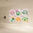 thumbnail image 1 of Calcomanías para bañera Colco Apliques Antideslizantes Impermeables 6 Uds. 13x13cm, 1 of 8