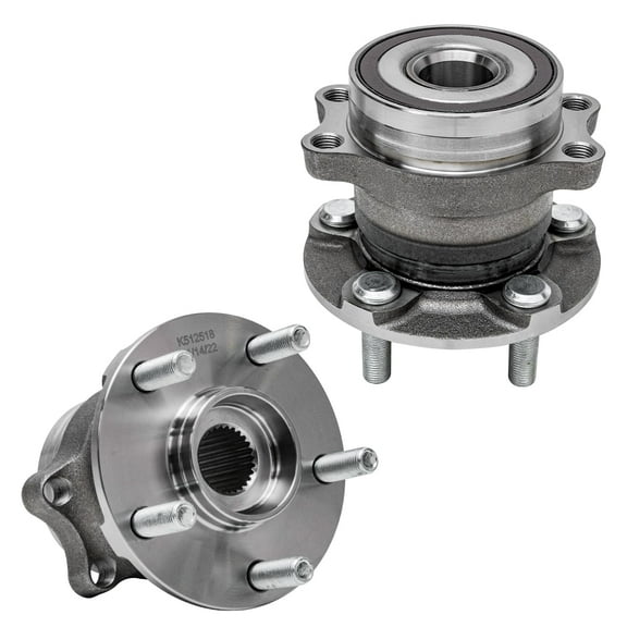 Detroit Axle - 2pc Rear Wheel Bearing Hubs for Subaru Impreza Forester XV Crosstrek