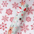 thumbnail image 4 of Papier d'emballage de Noël réversible rouge et blanc Holiday Time, 280 pieds carrés, 4 of 5