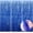 Blue, variant on KIRIKOU Pack of 3 Pink Foil Fringe Curtains Backdrop Party Decoration, 3.2ft x 6.5ft Metallic Tinsel Curtain Photo Backdrop for Birthday Bachelorette Party Bridal Baby Shower Decorations