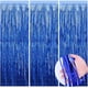 thumbnail image 1 of KIRIKOU 3 juegos de cortinas de frijol de lámina azul marino decorado en el Fondo de la fiesta, 3,2 pies x 6,5 pies de lámina de aluminio metálico para la ducha de bebé de novia soltera de cumpleaños, 1 of 5